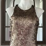 Dynamite  Robe à Paillettes Bodycon Sequin Dress, Matte Bronze, Size M New w/Tag Photo 3