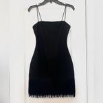 Likely Melly Fringe Mini Dress in Black Photo 2