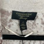 Charter Club Luxury Snakeskin Print 100% Cashmere Open Front Cardigan Sweater S Photo 1