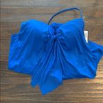 Ralph Lauren Ralph Lauren Swimwear One Piece Sz 6 Blue Flyaway Halter Swimsuit Photo 6