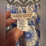 NWT Mahi Gold | Rae Dress in Chatham Lace in Regatta, Size S Blue Photo 5