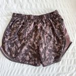 Nike NWOT Women’s Dri-Fit High Waisted Brief Lined Shorts Size Large Brown Mauve Photo 5