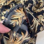 Vtg Y2K Richard Kristall Sheer Button Top Sz M Festival Fairy Grunge Whimsigoth Black Size M Photo 11