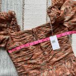 Ulla Johnson Rabia Horizon Brown Printed Silk Blend Maxi Gown Dress Women’s 2 Photo 7