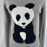 Sweater Project Sweater Project Panda Knit Sweater Dress Women's Large Gray Metallic Sparkle Photo 1