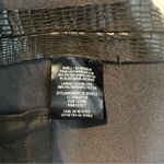 Alice + Olivia Black Faux Leather Cropped Snakeskin Print Ankle Size 2 Vegan Photo 8