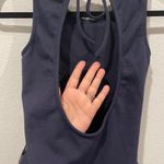 Urban Outfitters Lace Black And Navy Blue Bodysuit Photo 2