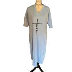 Faith Short Sleeve Baby Blue Dress Size 2XL Photo 2