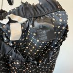 H&M geometric print black pull on pants Photo 4