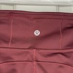 Lululemon  Legging Women's Size 8 Maroon Red Fast Free High-Rise Crop 23" Mesh Photo 3