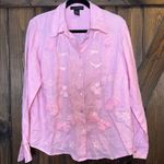 Grace Elements  Linen Floral Top Photo 0