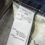 NWT Moussy Vintage Pritchard Skinny in Blue Distressed Stretch Jeans 26 $350 Photo 5