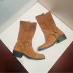 Steve Madden RUSKIN Moto boots Brown Chestnut Suede Leather country Cowgirl 8M Photo 7