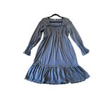Venus  smocked neckline long sleeve midi dress Photo 2
