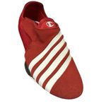 Champion  Red and White Breeze Striped Suede Leather Shoes Womens 5.5 Photo 0