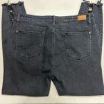 Judy Blue Black Denim Jeans Distressed Cheetah Print Skinny Fit Women Size 32 Photo 5