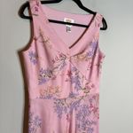 Talbots Vtg  lilac floral silk midi dress Photo 1