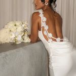 JLUXLABEL White Bridal Dress Photo 4