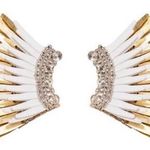 Mignonne Gavigan White Mini Madeline Earrings Photo 0