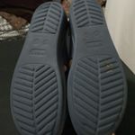 Crocs Women's Navy Blue SLIP ON WEDGE Sandals with Jewel Accent CLEAN EUC Photo 8