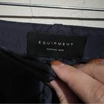 Equipment Femme Lita Navy Blue Eclipse Floral Jacquard Viscose Trouser Pants Photo 9