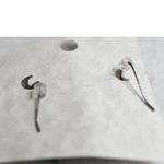 Source Unknown New Western Trendy Chic Faux Turquoise Silver Tone Dangle Drop Hook Earrings Photo 2