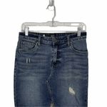 Kut From The Kloth Hannah Distressed Denim Skirt Size 4 Photo 3
