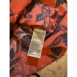 Banana Republic Size Small Coral Navy Blue top blouse short sleeve floral shirt Photo 5