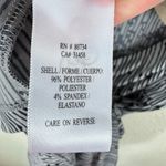 BCBGeneration NWT Black White Short Puff Sleeve Short Stretchy Wrap Dress Size M Photo 4