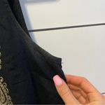 Free People Black & Gold Embellished Sparkly Dress Photo 6