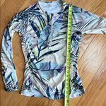 Calia swim set Tropical Leaf Print Bikini Set Blue Size M Photo 9