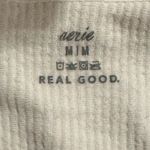 Aerie women's T-shirt Shirt cropped ribbed strappy back medium Bralette EUC Photo 2