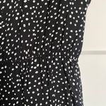 Pink Rose Black Dot Dress Photo 4