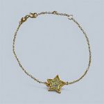 Tory Burch New Auth. KIRA STAR CHAIN BRACELET in Gold Photo 5