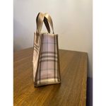 Burberry  Pink Nova Check PVC Canvas Tote Y2K Vintage Photo 3