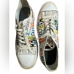 Custom MOM‎ Marching Band Shoes Women (Converse Style) size 10 White Photo 2