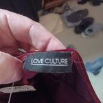 Love Culture  Red Velvet Tube Strapless Dress L Large Photo 1