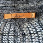 Beldini gray open-knit crochet cardigan size l Photo 4