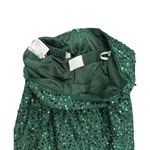 Women's Strapless High Leg Slit Sequin Maxi Mermaid Dress in Green, Size 0​​ Green Photo 2