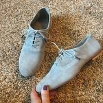 Fred de la Bretoniere grey suede lace up oxford shoes Gray Size 7 Photo 0