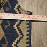 Vintage 90s Streetwear Womens Small Boho Chic Fringed Needlepoint Button‎ Vest Size L Photo 7