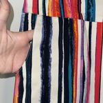 Hope & Harlow Skort Multi Color Brush Stroke Striped w Pockets Women’s 14 Blue Photo 2