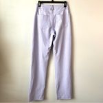 Naked Wardrobe  Faux Leather Croc Straight Leg‎ Pants Lavender Purple S Photo 4