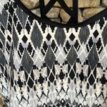 ZeroXposur Tankini Top Black White Print Photo 2