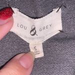 Lou & grey  grey v-neck stretchy long sleeve mini dress Photo 6