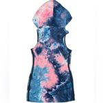 No Boundaries Sleeveless Tie-Dye Hooded Tunic dress mini large Photo 4