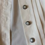 Worthington Vintage  Ivory Button Down Blouse SIZE 6P Photo 2