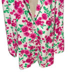 For Love & Lemons For Love & Lemons Tanner Boyfriend Blazer In Pink Floral Plus Size 1X Photo 4