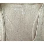 Aerie Womens  Henley Oatmeal Button Tank Top Size Small Photo 2