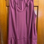 Mossimo Fuschia Blouse with Ties at Neck, XXL Photo 2